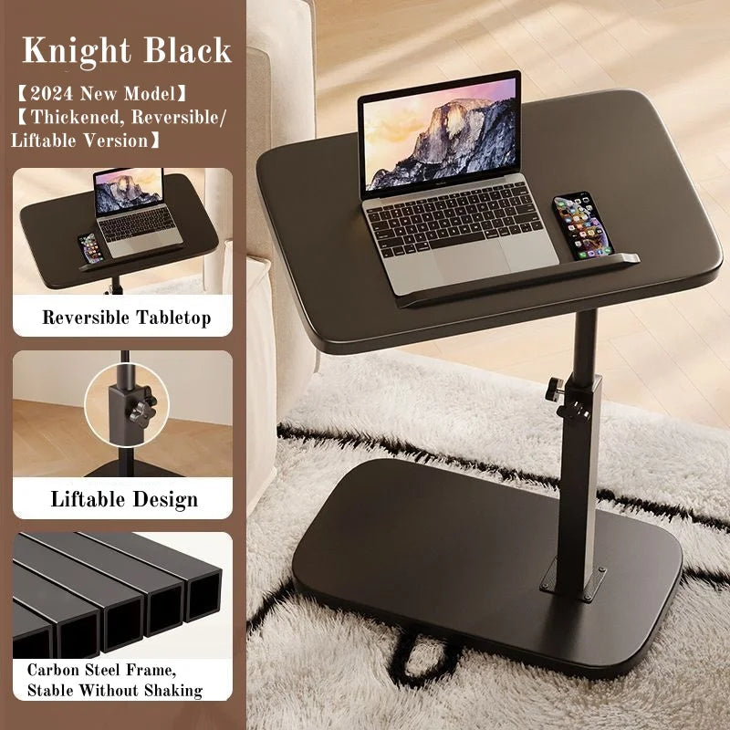 Portable Folding Side Table – Adjustable Laptop & Bedside Desk