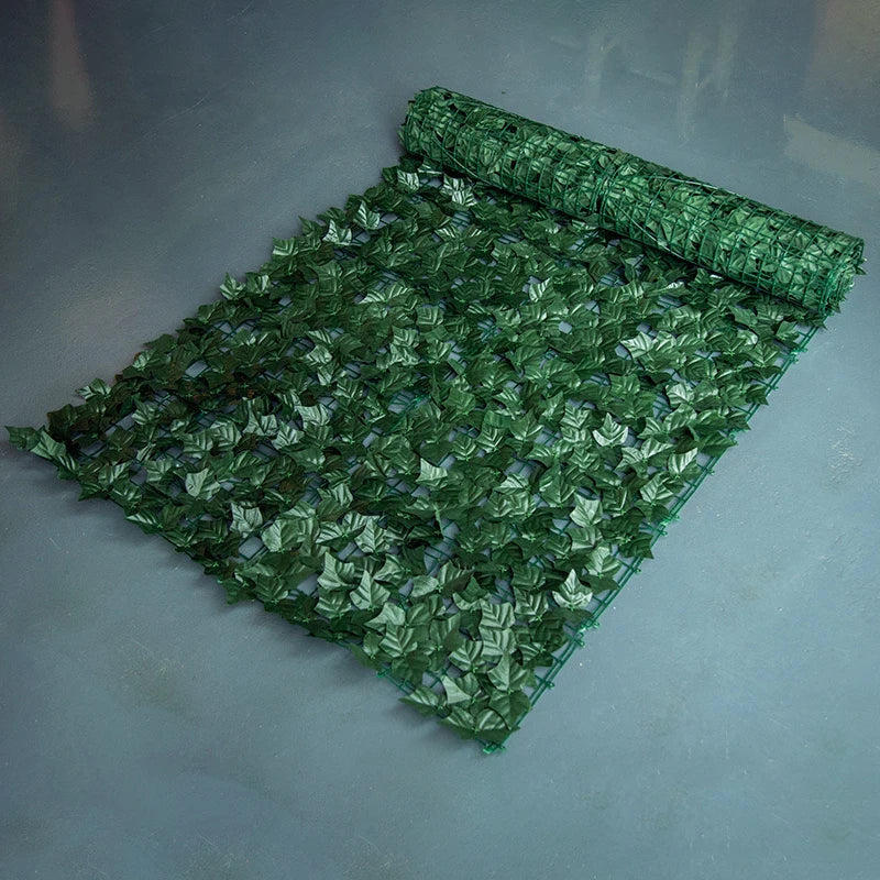 1M/3M Artificial Green Leaf Privacy Fence Screen