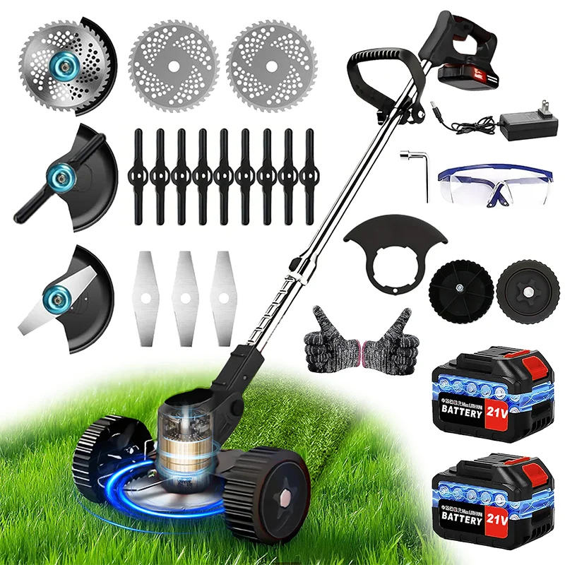 Cordless Gardening Tools – Lawn Mower & Riding Weed Trimmer