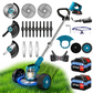 Cordless Gardening Tools – Lawn Mower & Riding Weed Trimmer