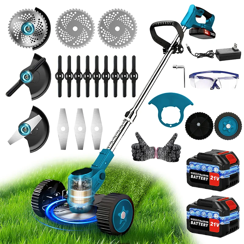 Cordless Gardening Tools – Lawn Mower & Riding Weed Trimmer