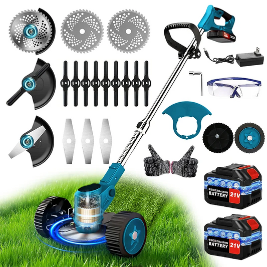 Cordless Gardening Tools – Lawn Mower & Riding Weed Trimmer