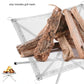 Portable Outdoor Fire Pit & BBQ Mesh Grill – Steel Camping Fireplace