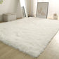 White Fluffy Hall Carpet – Thick Non-Slip Furry Rug