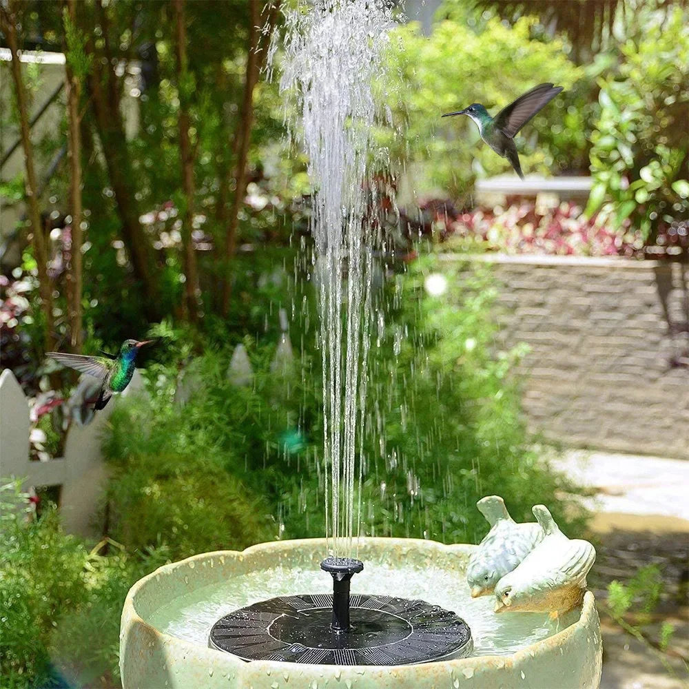 Mini Solar Powered Water Fountain