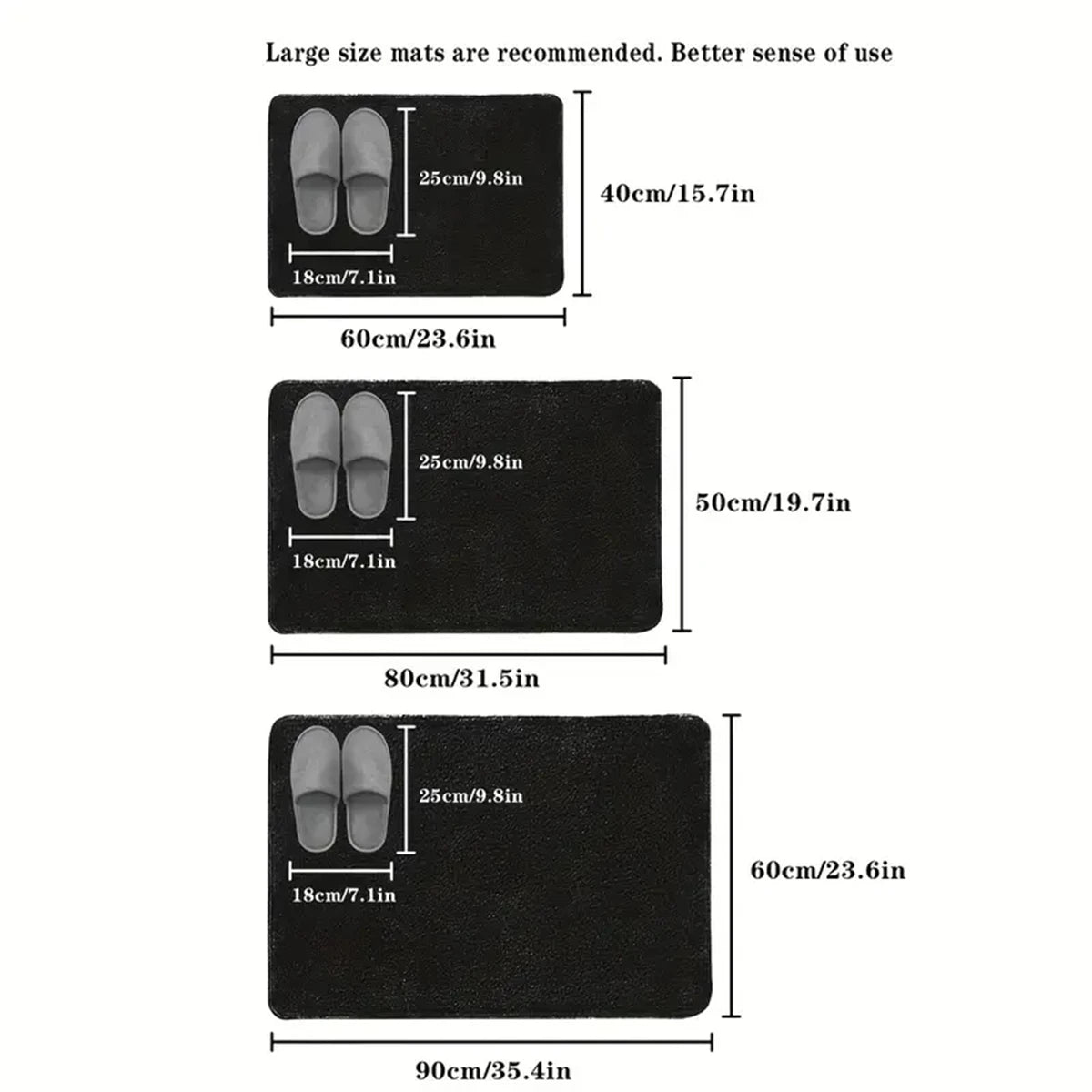 Non-Slip Coral Velvet Bath Mat – Absorbent Bathroom Floor Mat