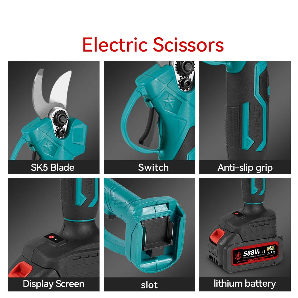 ONEVAN 3500W 2-in-1 Brushless Pole Chainsaw & Pruner – 18V Battery Compatible