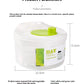 Multifunctional Manual Vegetable Dehydrator & Salad Spinner