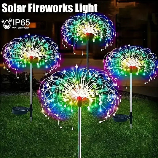 200LED Solar Fireworks Lights – Outdoor Waterproof Garden Lights