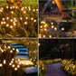 Solar LED Firework Garden Lights – Warm Outdoor Pathway Lamps
