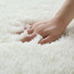 White Fluffy Hall Carpet – Thick Non-Slip Furry Rug