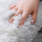 White Fluffy Hall Carpet – Thick Non-Slip Furry Rug