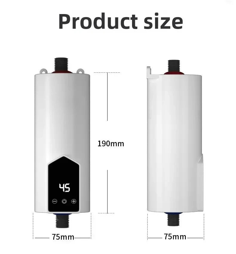 Instant Electric Water Heater 220V – 3000W-5500W Portable