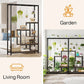 Tribesigns 5-Tier Tall Indoor Plant Stand – 70.9" Metal Shelf with Hooks