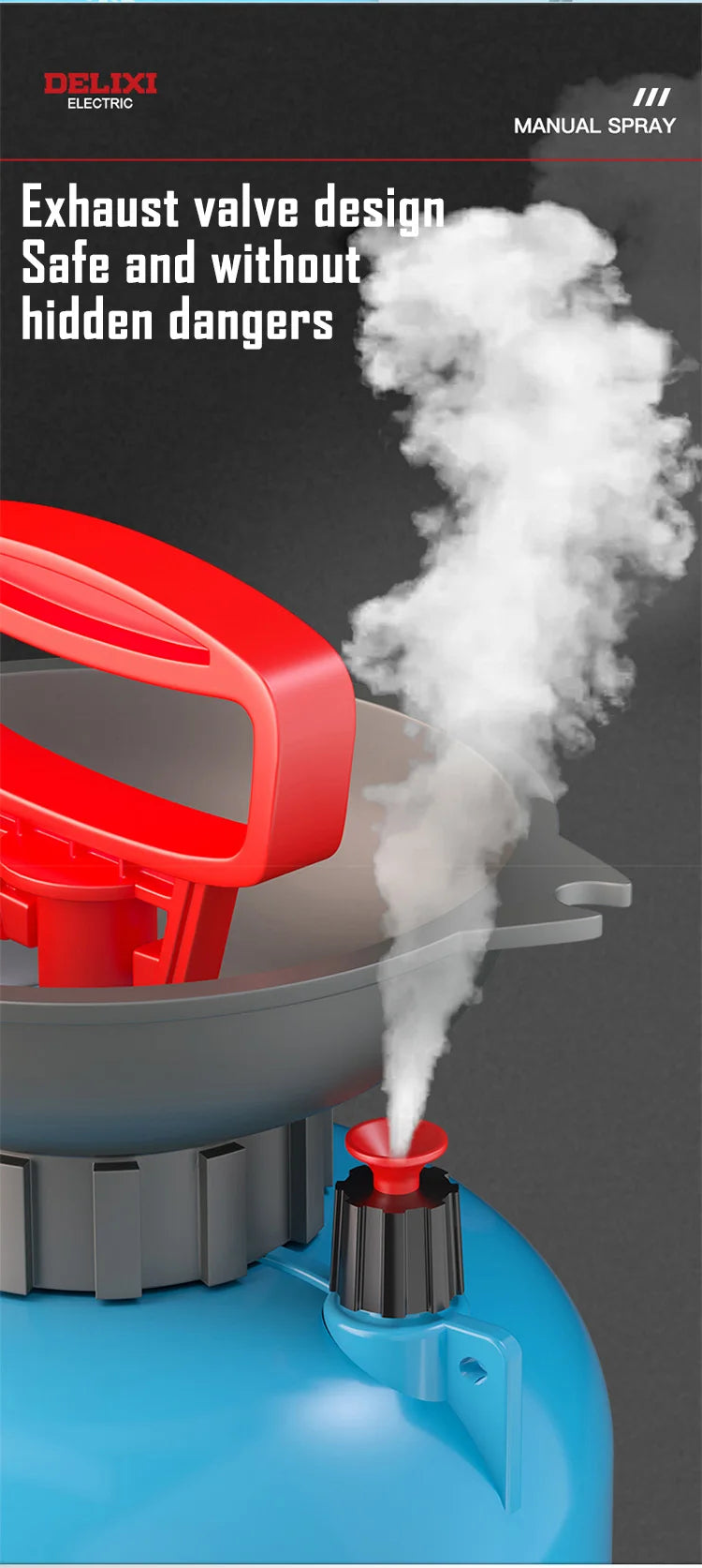 DELIXI 3/5/8L Hand Pump Garden Sprayer – Multi-Purpose Pressure Sprayer