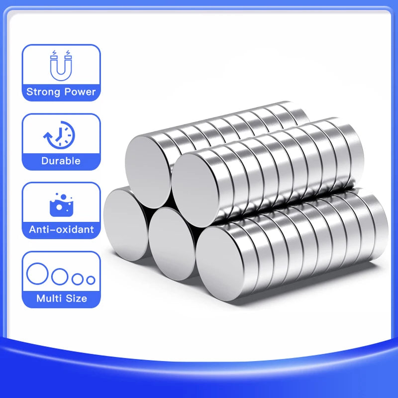 Super Strong Round Disc Magnets – Home, Office & Craft Use