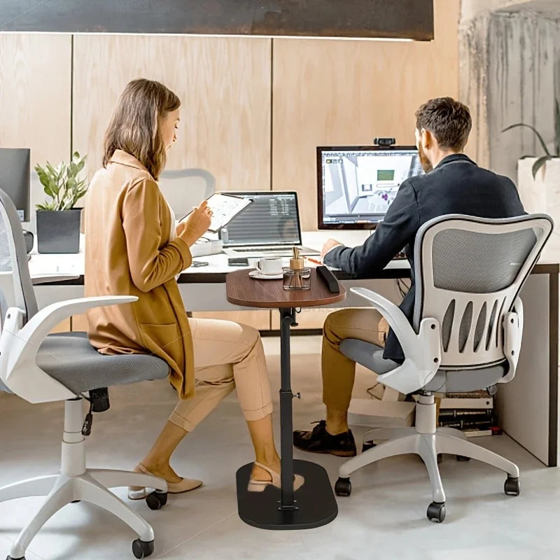 Portable Folding Side Table – Adjustable Laptop & Bedside Desk