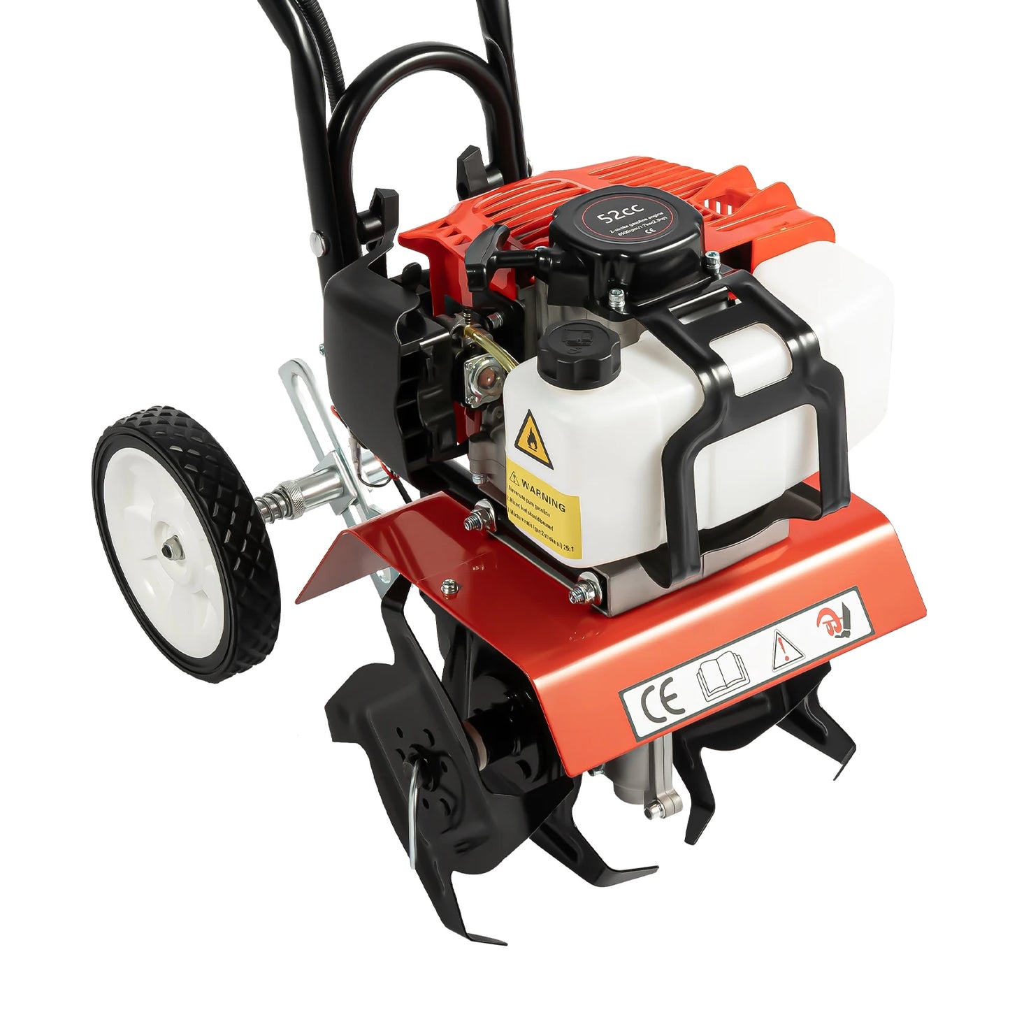 52CC 1700W Gasoline Garden Tiller – 2-Stroke Air-Cooled Cultivator