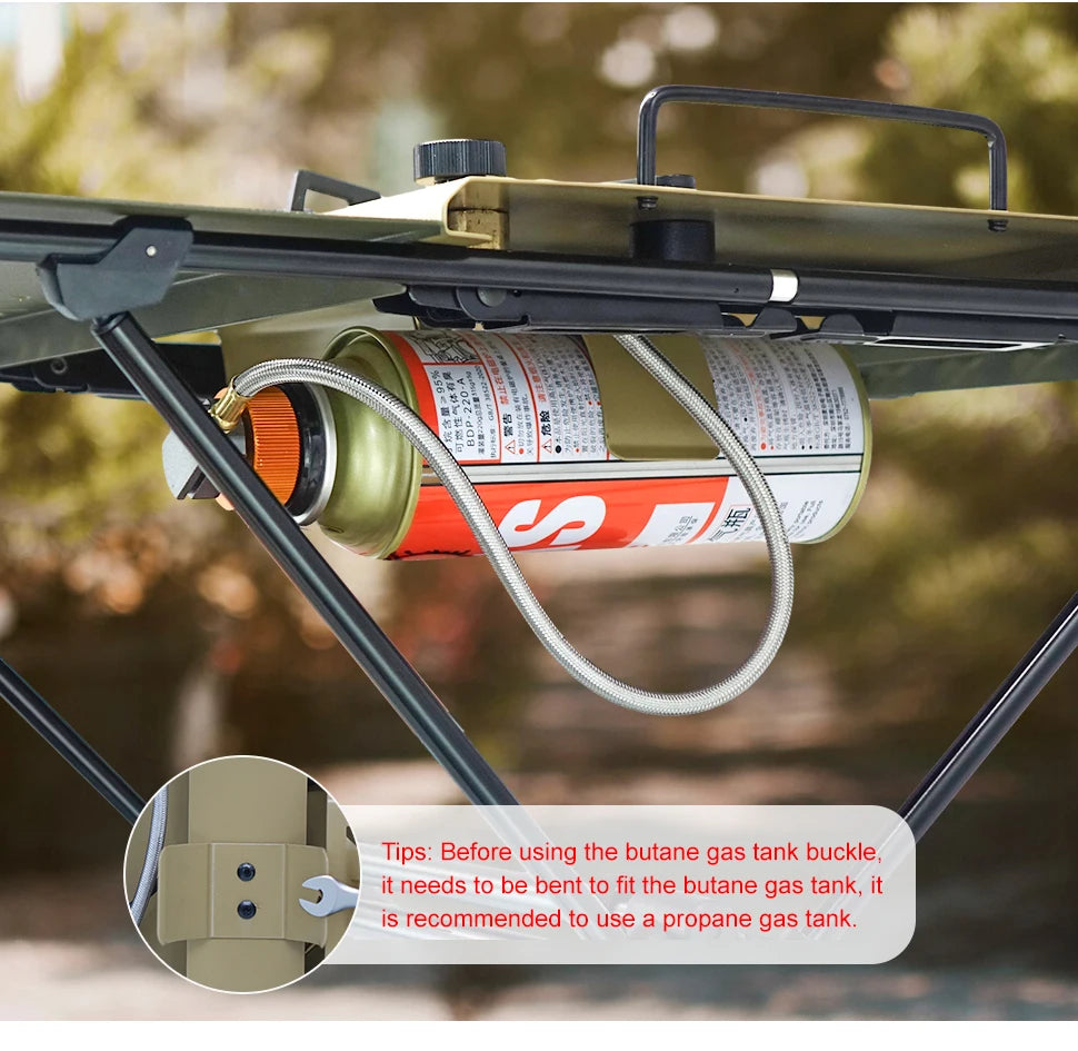 CLS 4000W Folding IGT Camping Gas Stove – Portable High-Power Burner