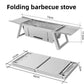 Stainless Steel Folding BBQ Stove – Outdoor Charcoal Grill