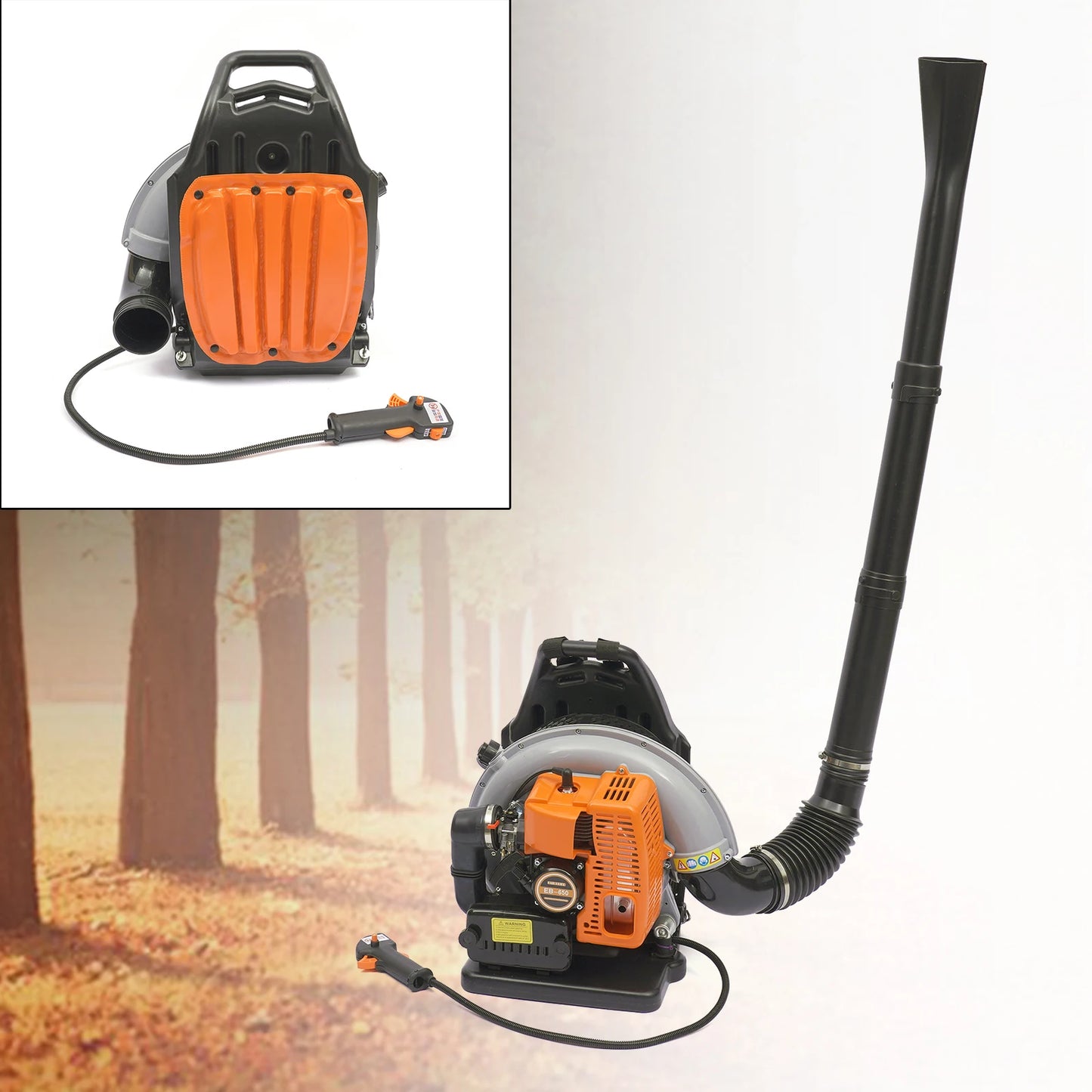 Gasoline Backpack Leaf Blower – Air-Cooled for Leaves & Snow