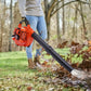 25.4CC 2-Stroke Gas Leaf Blower – Commercial Handheld Lawn & Yard Tool