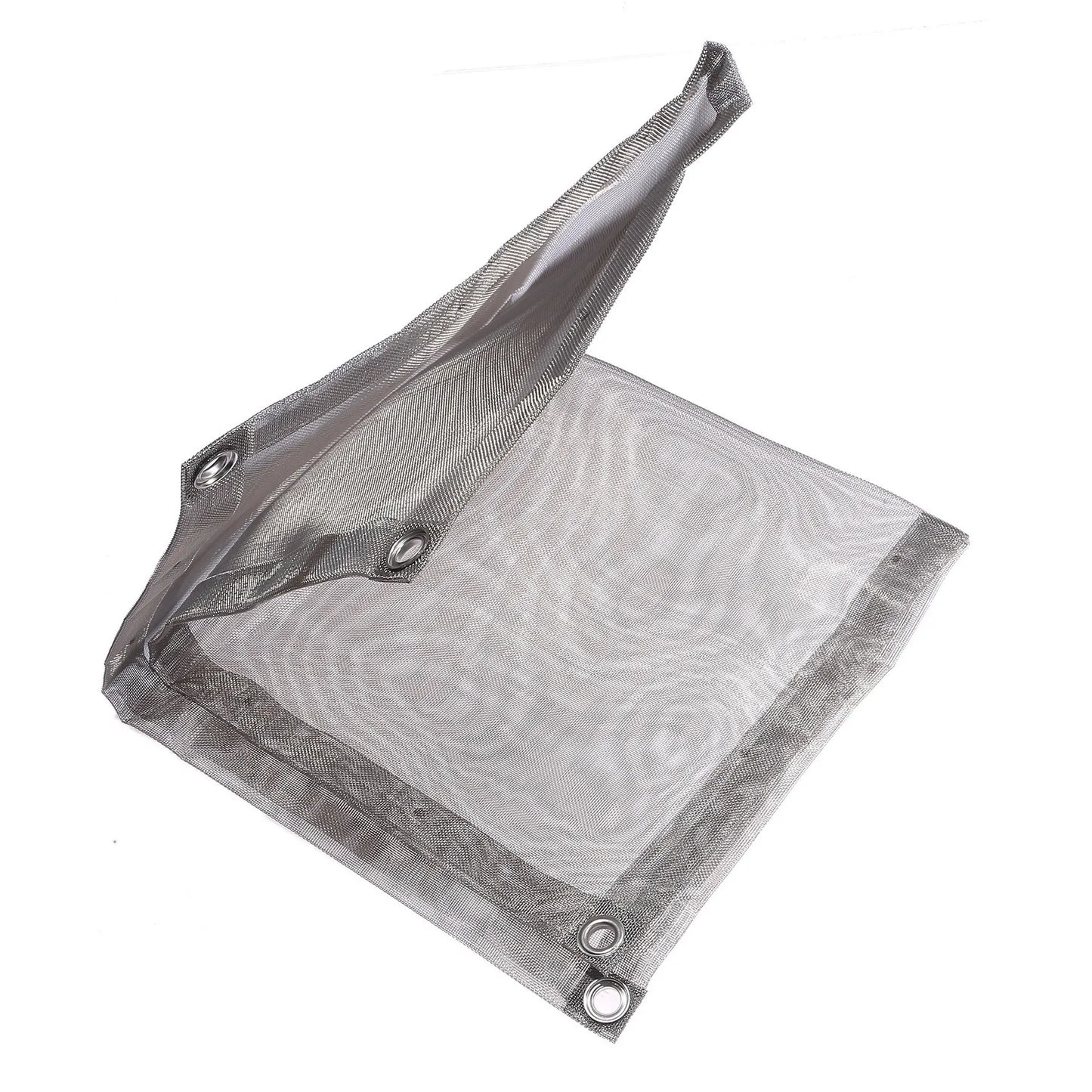 Portable Outdoor Fire Pit & BBQ Mesh Grill – Steel Camping Fireplace