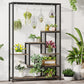 Tribesigns 5-Tier Tall Indoor Plant Stand – 70.9" Metal Shelf with Hooks