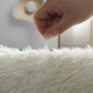 White Fluffy Hall Carpet – Thick Non-Slip Furry Rug