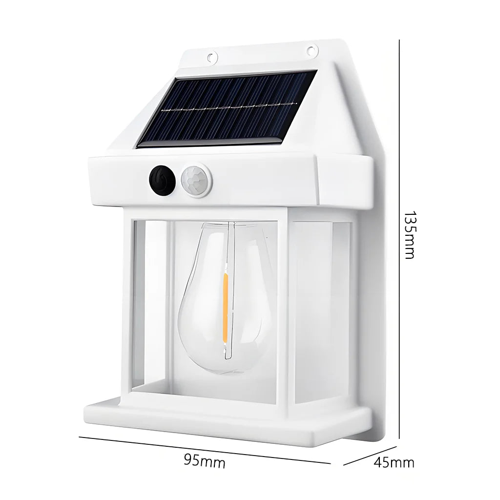 Powerful Solar LED Wall Light – Waterproof Outdoor Sensor Lantern