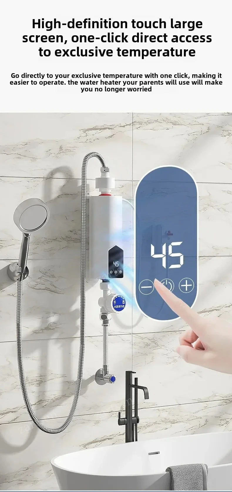 Instant Electric Water Heater 220V – 3000W-5500W Portable