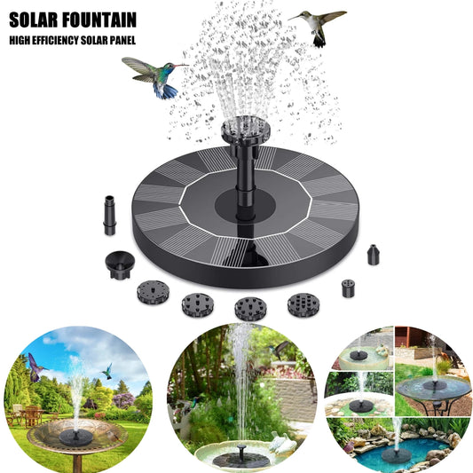 Mini Solar Powered Water Fountain
