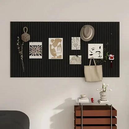 Large Bohemian Felt Wall Tiles – Round Cork Bulletin Boards