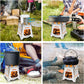 Portable Folding Wood Stove – Stainless Steel Camping & Hiking Stove