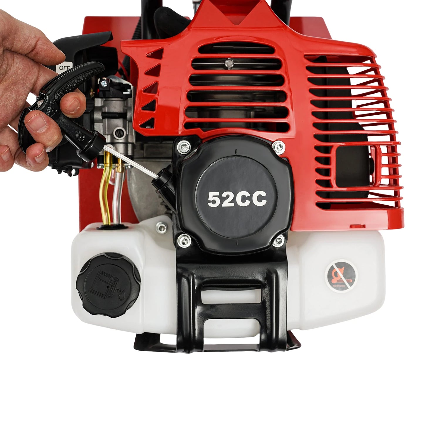 52CC 1700W Gasoline Garden Tiller – 2-Stroke Air-Cooled Cultivator