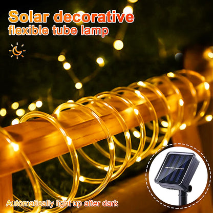 Solar 200 LED Rope Lights – Waterproof Outdoor Fairy Lights