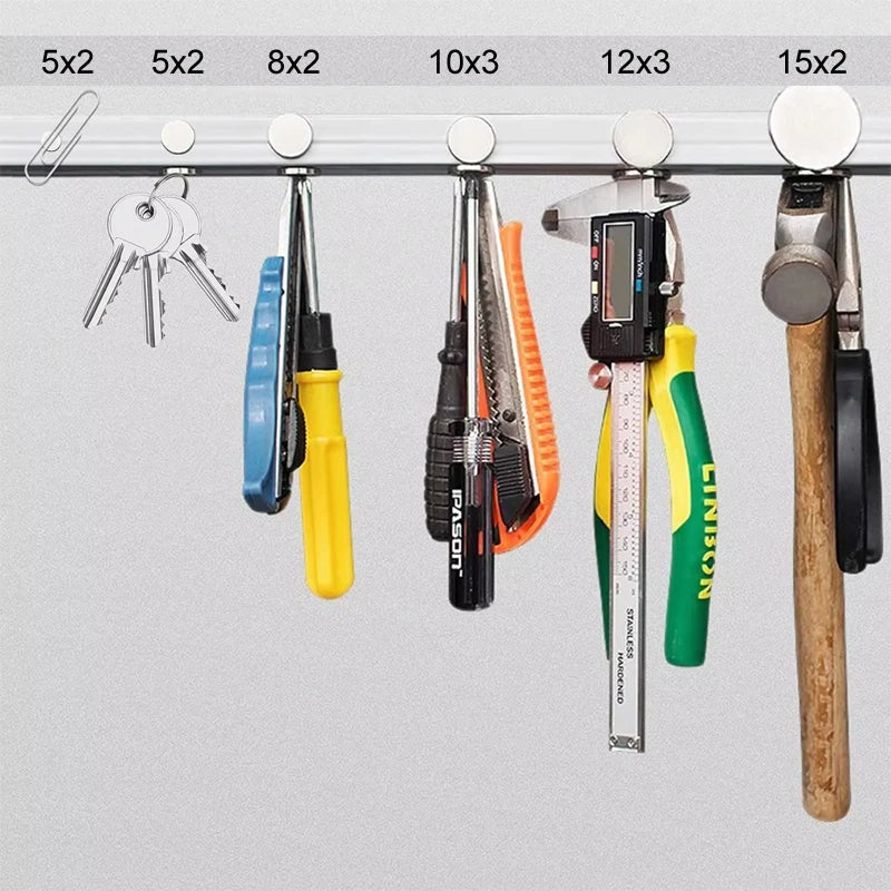 Super Strong Round Disc Magnets – Home, Office & Craft Use