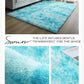 White Fluffy Hall Carpet – Thick Non-Slip Furry Rug
