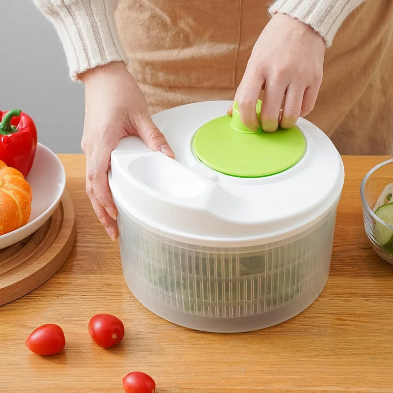 Multifunctional Manual Vegetable Dehydrator & Salad Spinner