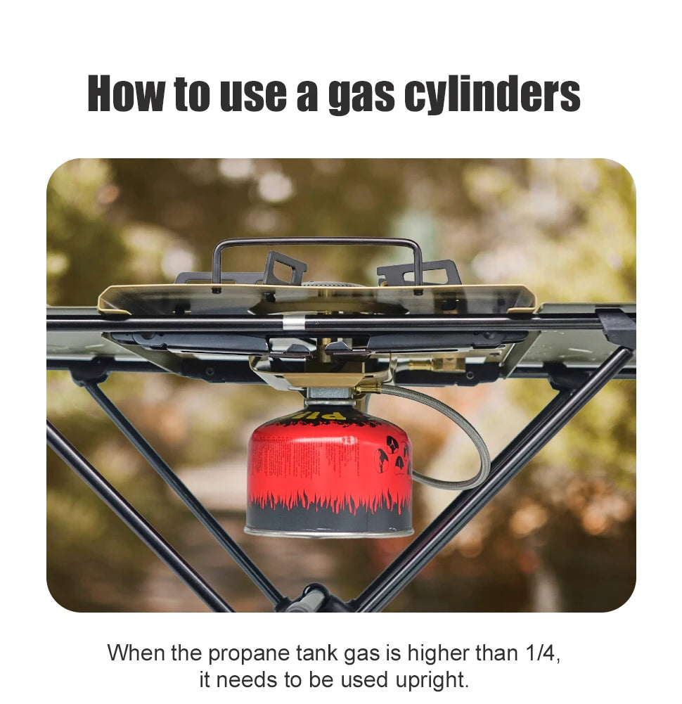 CLS 4000W Folding IGT Camping Gas Stove – Portable High-Power Burner