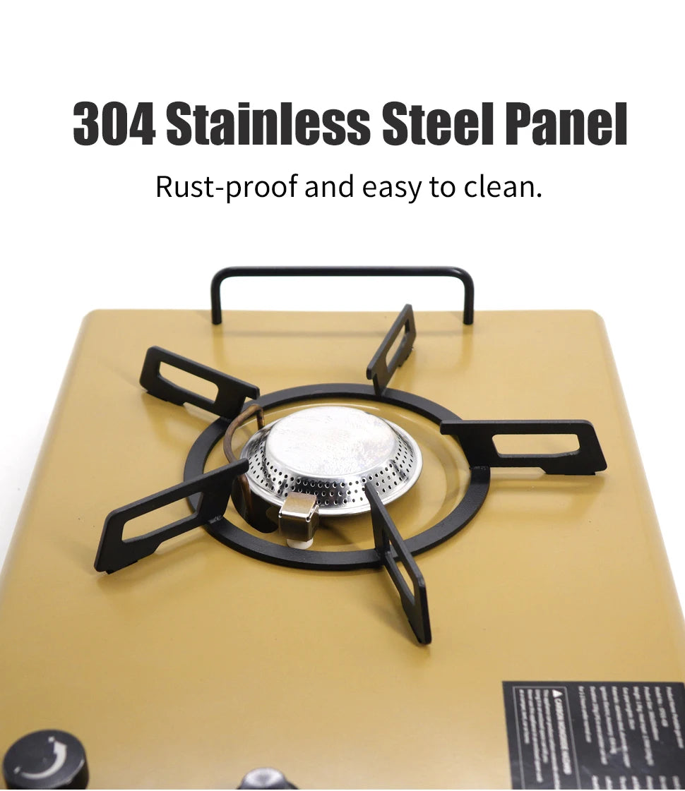 CLS 4000W Folding IGT Camping Gas Stove – Portable High-Power Burner