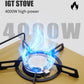 CLS 4000W Folding IGT Camping Gas Stove – Portable High-Power Burner