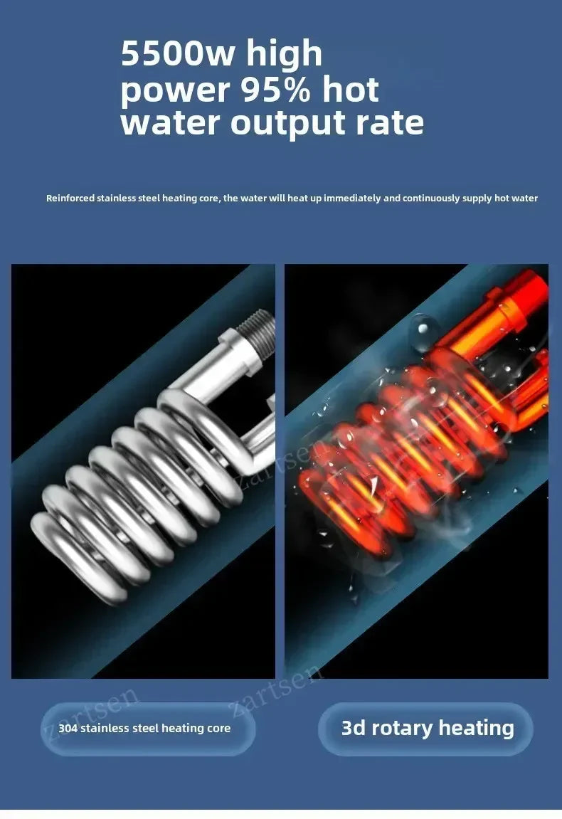 Instant Electric Water Heater 220V – 3000W-5500W Portable