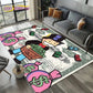 3D Rich Man Game Monopoly Dollar Cartoon Rug – Non-Slip Floor Mat