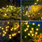 Solar LED Firework Garden Lights – Warm Outdoor Pathway Lamps