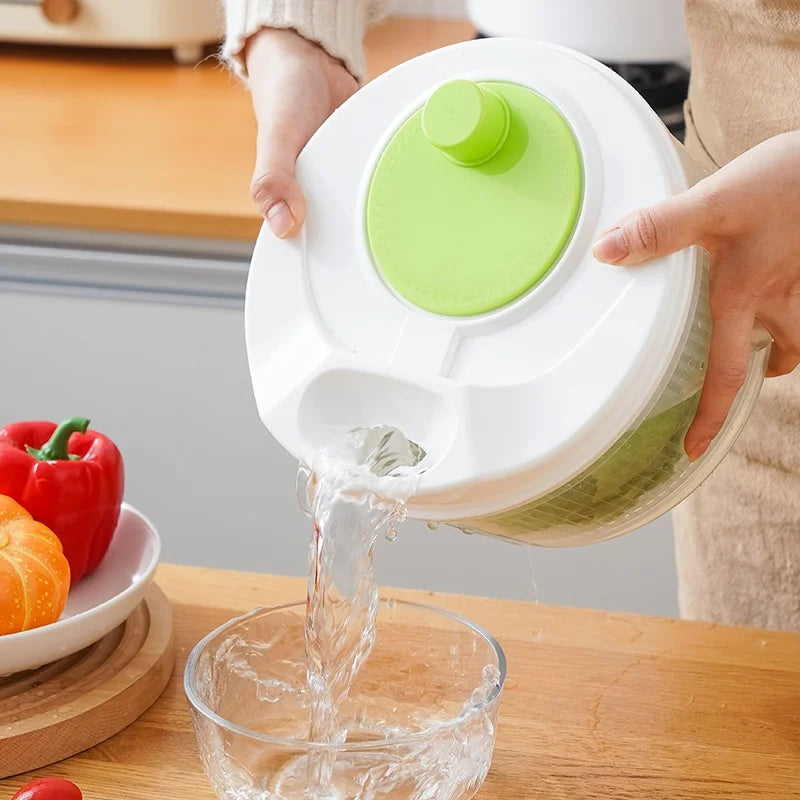 Multifunctional Manual Vegetable Dehydrator & Salad Spinner