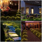 Solar LED Firework Garden Lights – Warm Outdoor Pathway Lamps