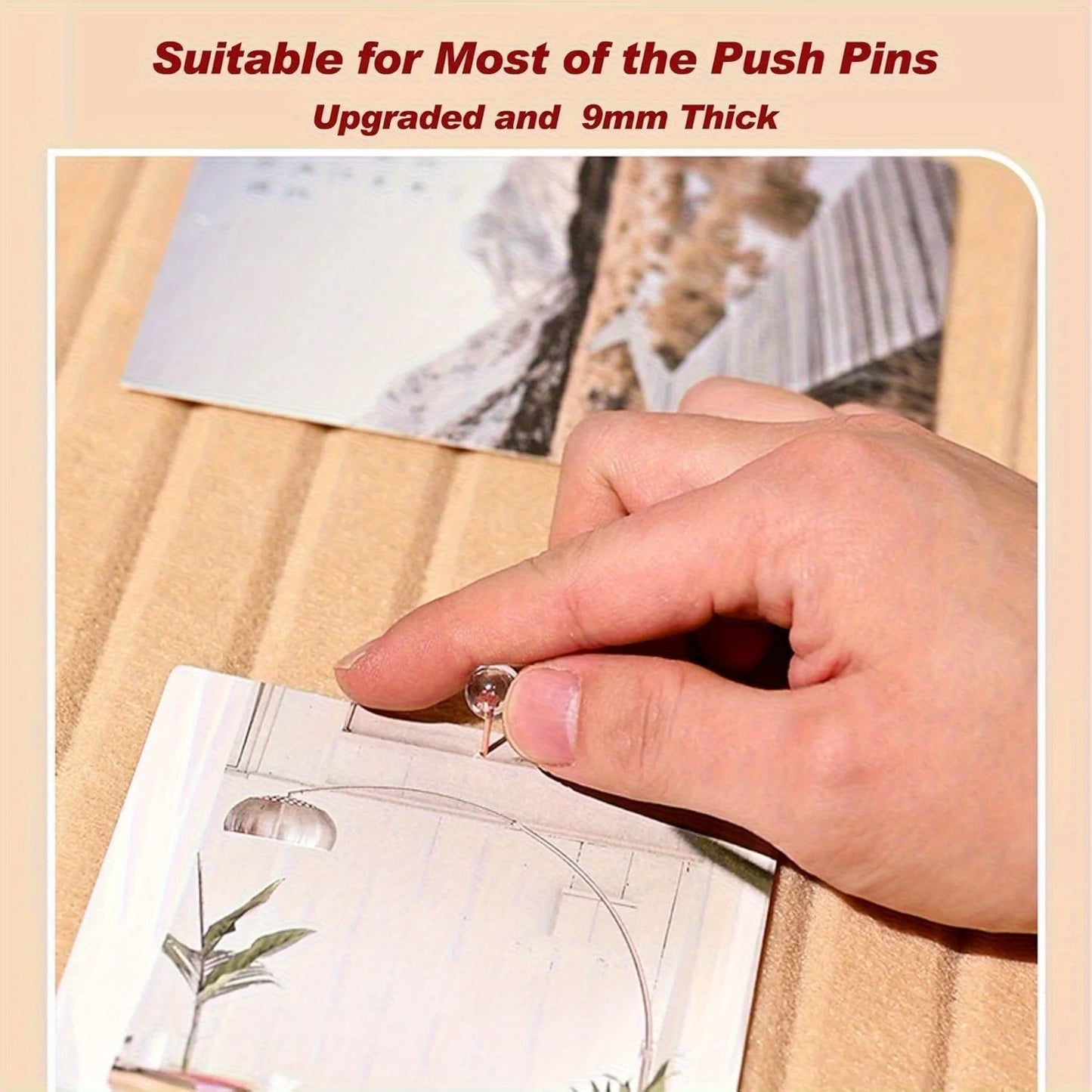 Large Bohemian Felt Wall Tiles – Round Cork Bulletin Boards