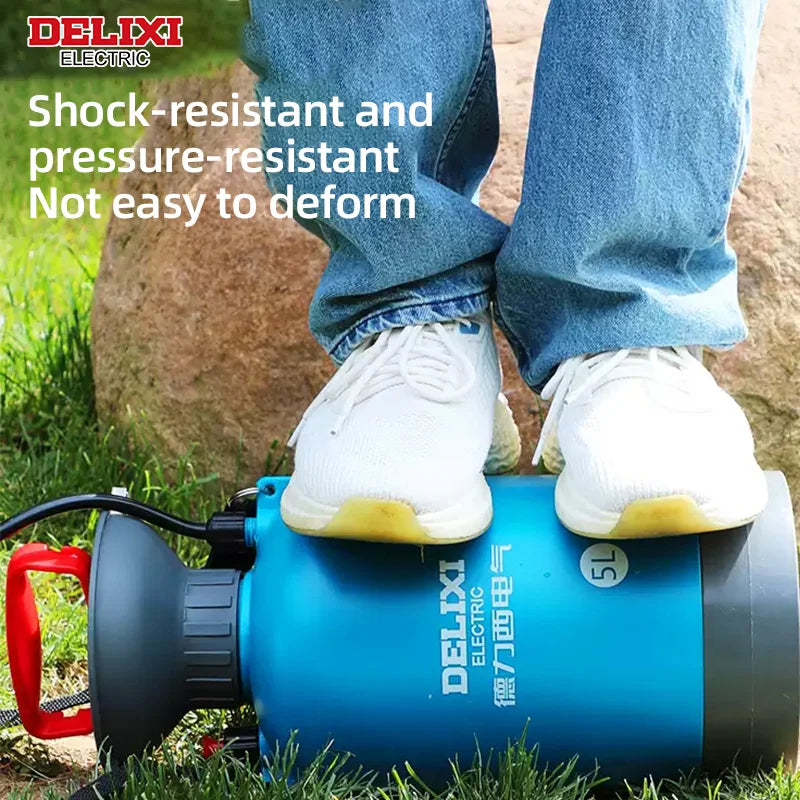 DELIXI 3/5/8L Hand Pump Garden Sprayer – Multi-Purpose Pressure Sprayer